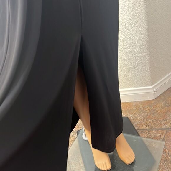 Enfocus Woman Dress Sz 14 Scoop Keyhole Neck Sleeveles Black White Sequin Floral - Picture 8 of 12